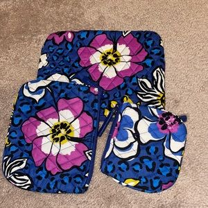 Vera Bradley NWT Cosmetic Trio